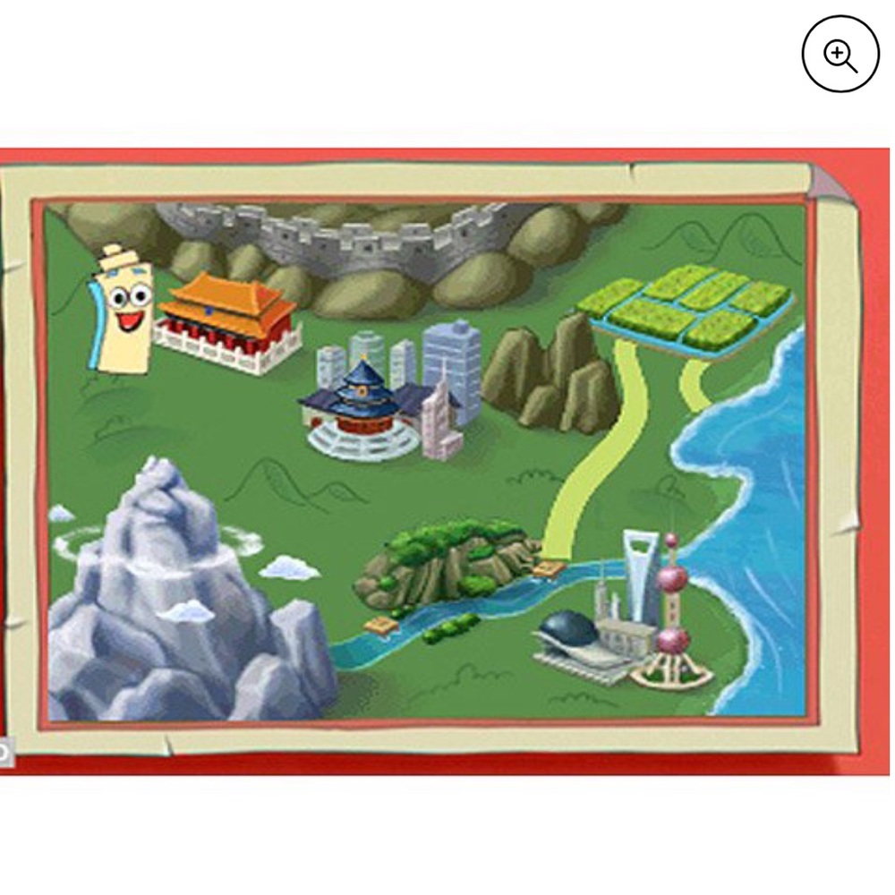 Dora Explorer Worldwide Leap Frog LeapPad Leapster Social Studies Learning Game - Picture 5 of 9